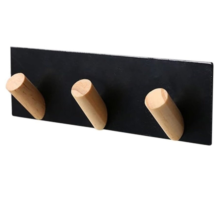 Tabla de hierro de llave de gancho rústica montada en la pared para edificio de oficinas 7.75 "L x 7.75" W x 48.5 "H