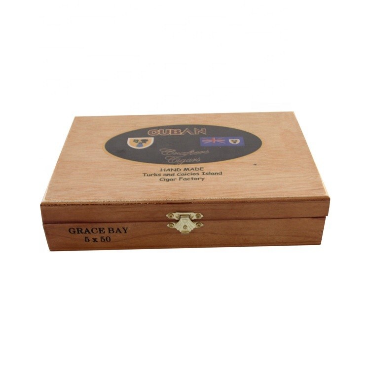 Caja de cigarrillos de madera hecha a mano certificada FSC con impresión y embalaje de logotipo personalizado