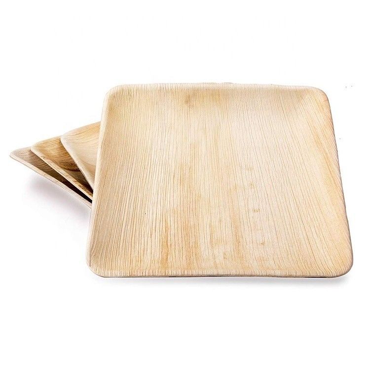 6x9 pulgadas de Palma de hoja Plaza Plato de la fiesta de la cena Eco-amigable y Regalos de negocios Oportunidad