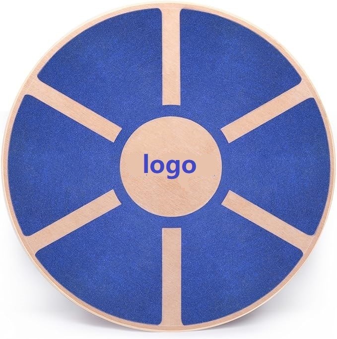 Tabla de equilibrio de madera balanceable ecológica para entrenamiento de equilibrio versátil y decoración del hogar