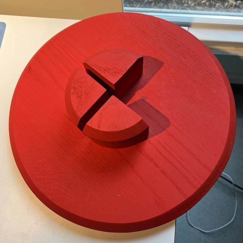 Base de madera de pino personalizada para decoración del hogar